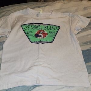 5/25 Caribbean Kids T-Shirt with Graphic Print Of Little Mermaid Size 6 To 8..